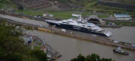 yacht panama canal